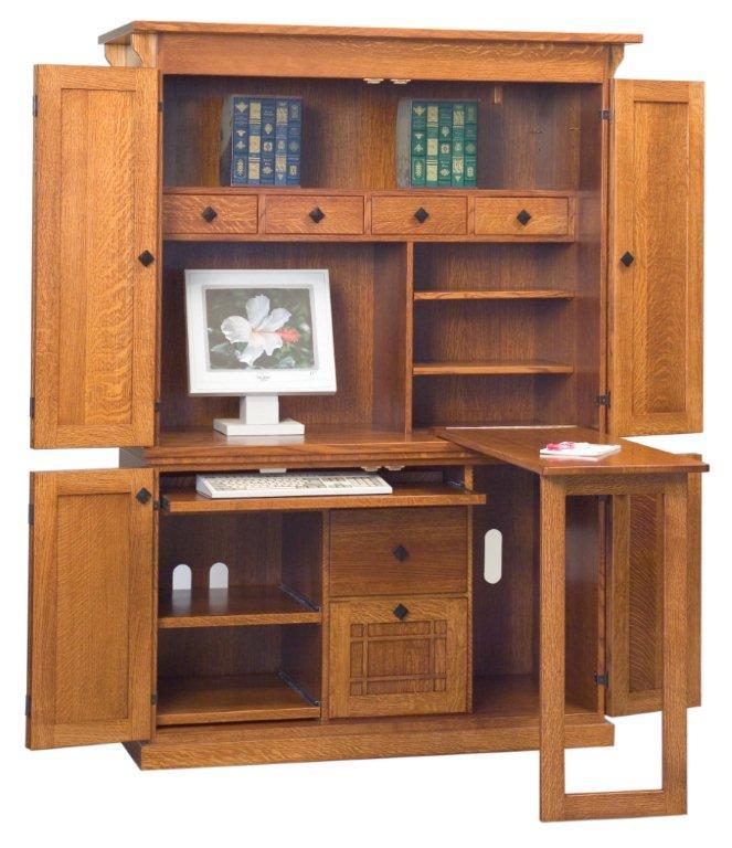 Woodworking computer armoire plans PDF Free Download