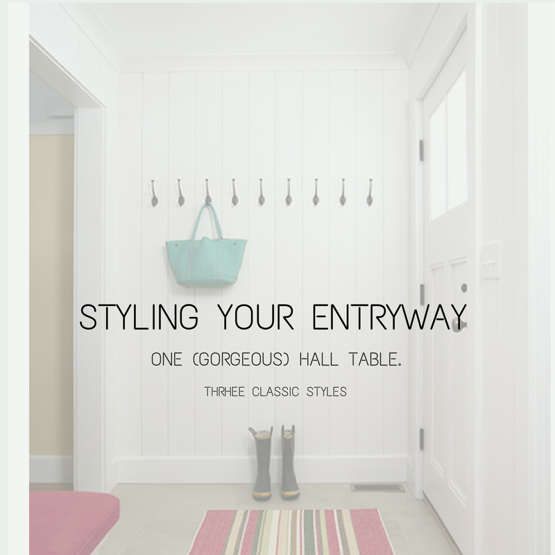 STYLING YOUR ENTRYWAY