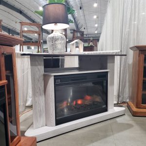 Amish 60" Bellport Electric Fireplace TV Stand
