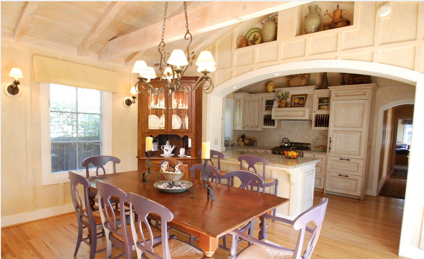 corner hutch dining room