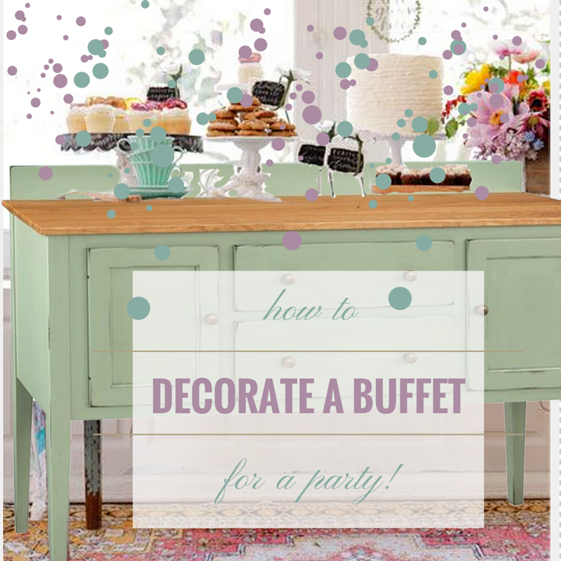 How to Decorate a Dining Room Buffet for a Party