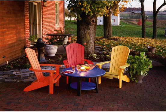 Poly Fan Back Adirondack Chair