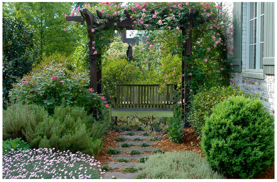 Amish Handcrafted Cypress Outdoor English Garden Bench