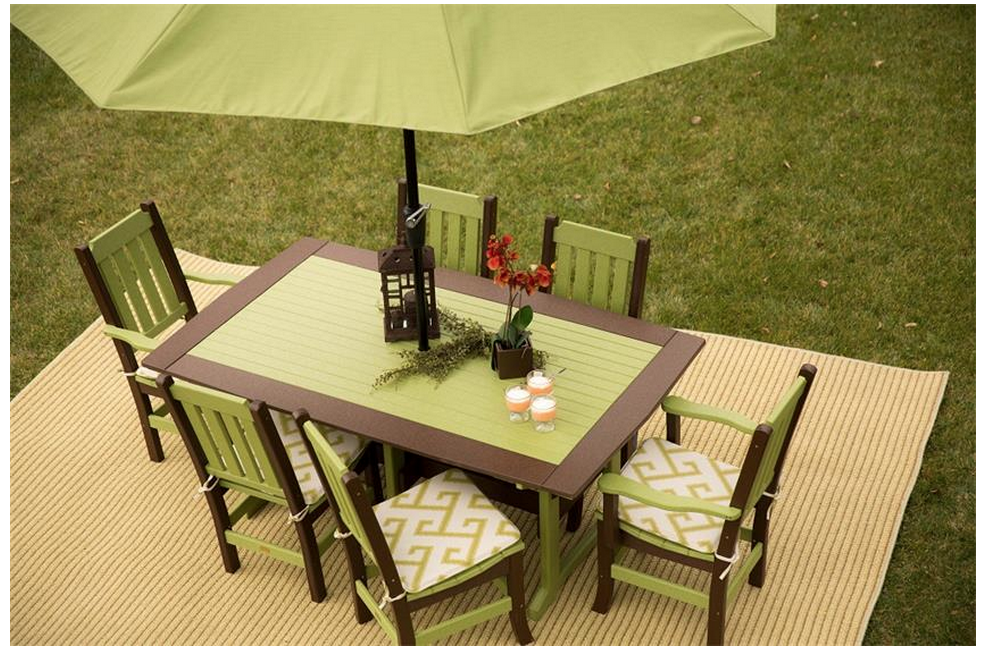 Shoreline Poly Outdoor Dining Table