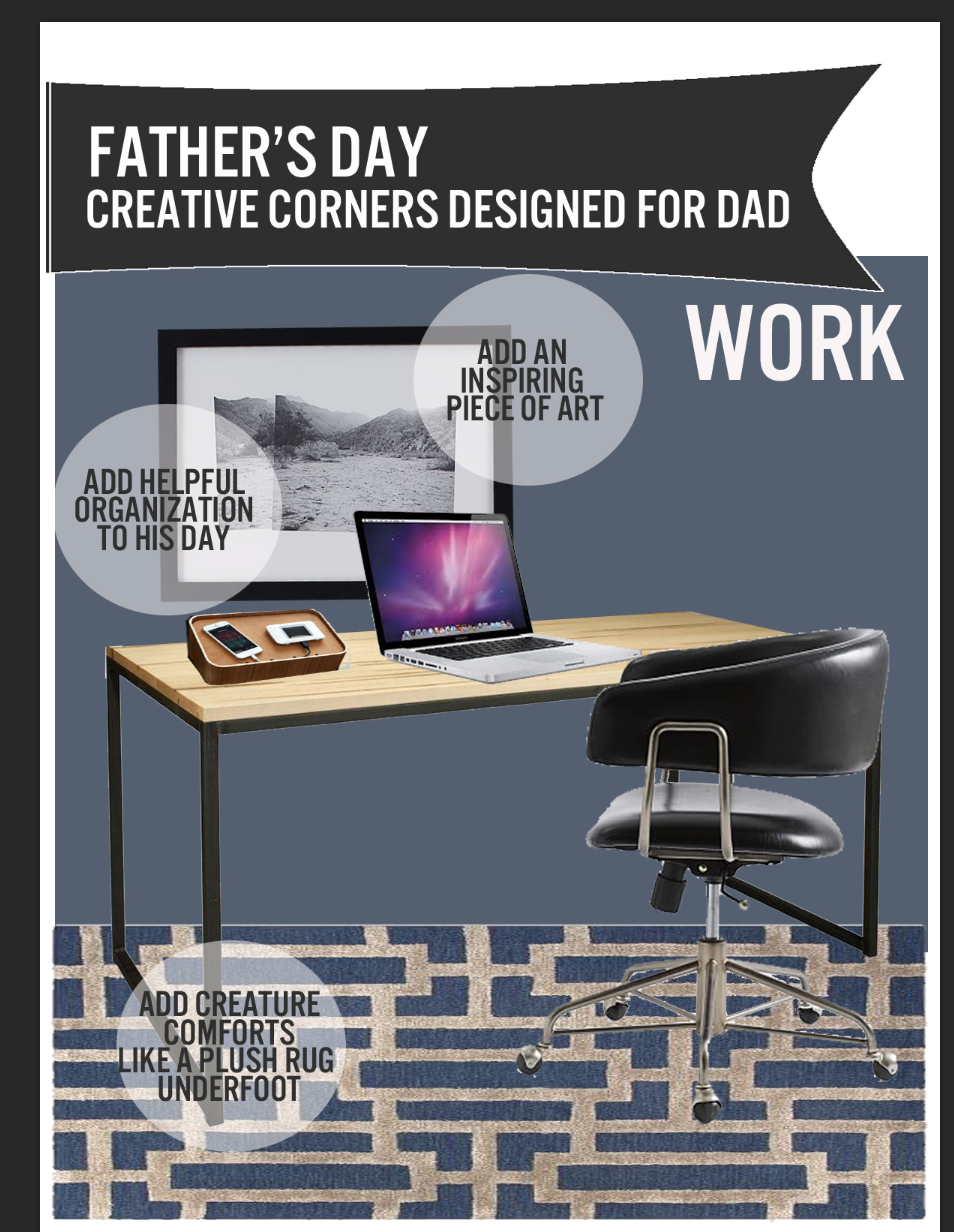 Father's Day Gift - Creative Corners  Designed for Dad for WORK by DutchCrafters