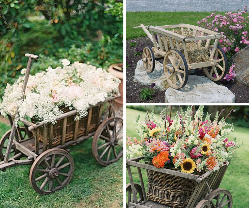 Don't Miss this Wedding Season Trend: The Wedding Wagon!: Flowers