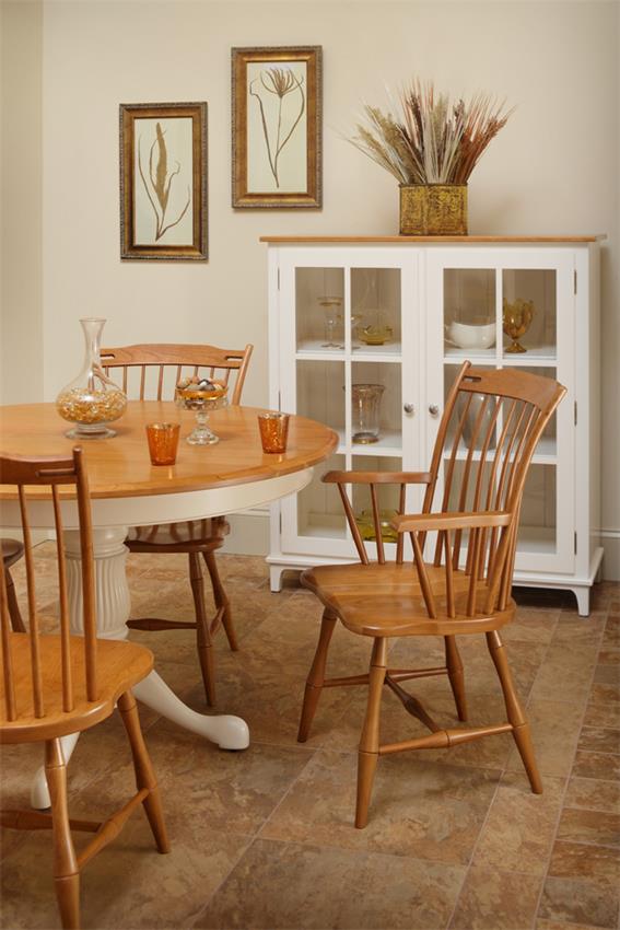 Amish Thumb Back Windsor Dining Room Chair