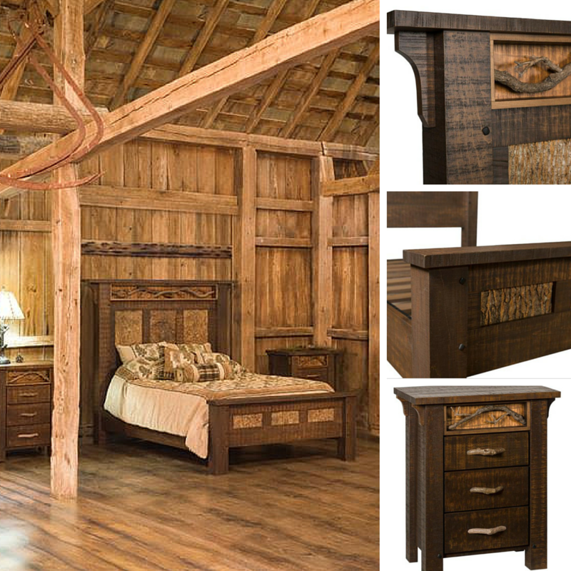 Amish Glen Arbor Rustic Bedroom Set