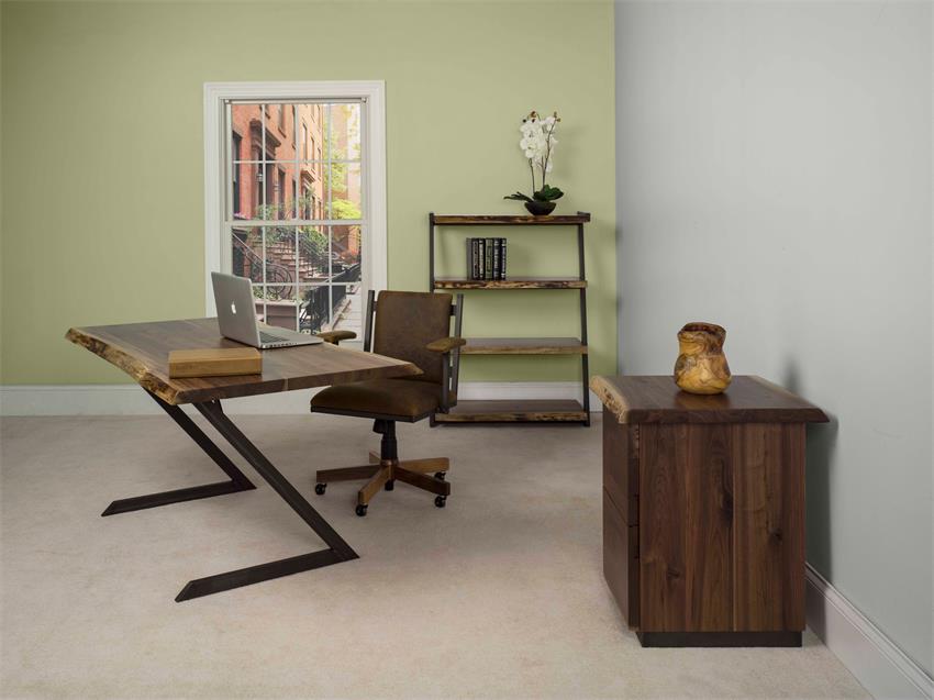 Soho Amish Desk with Live Edge