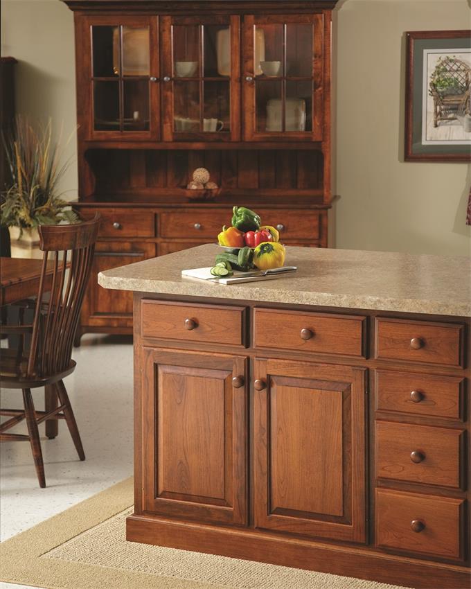 American Made Kitchen Island by DutchCrafters 
