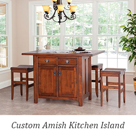 Design Your Own Amish-made Kitchen Island