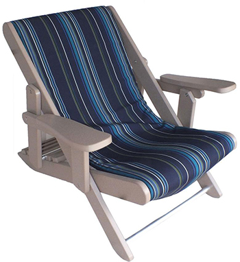 Folding Poly Adirondack Sling Chair