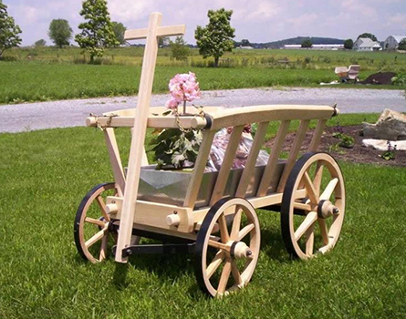 Amish Old-Fashioned Replica Goat Wagon