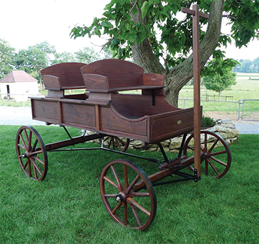 Amish Old-Fashioned Buckboard Wagon