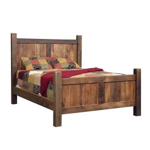 Reclaimed Barnwood Farmhouse Bed