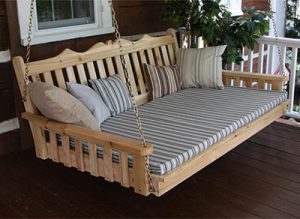 Amish Cedar Wood Royal English Swing Bed