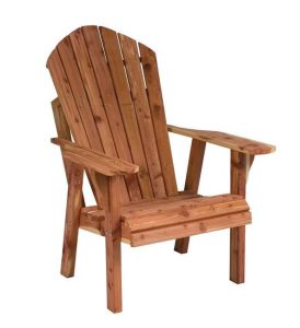 Amish Cedar Wood High Adirondack Chair