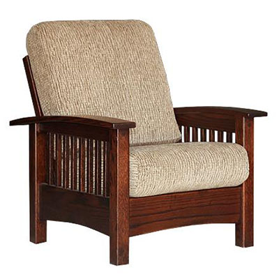 Amish Child's Upholstered Lounge Chair