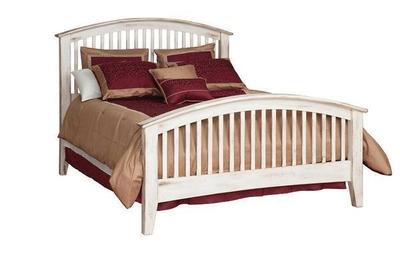 Amish Concord Arched Footboard Slat Bed