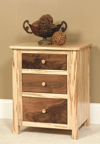 Amish Cornwell 3-Drawer Nightstand