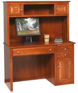 Amish Student Desk with Hutch Top