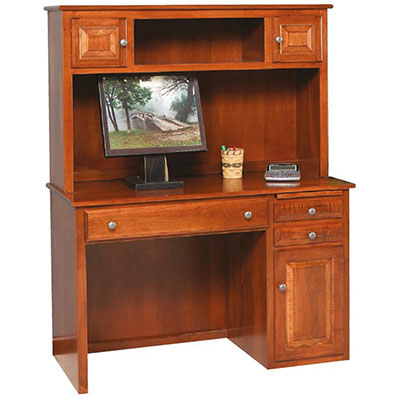 Amish Student Desk with Hutch Top