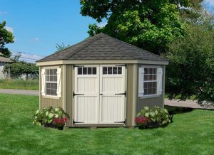 Amish WoodColonial Five Corner Shed