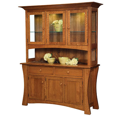 amish arts & crafts hutch