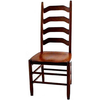 amish ohio four step shaker ladderback chair