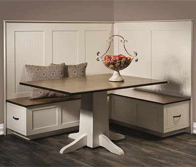 Amish South Haven Kitchen Dining Nook Set