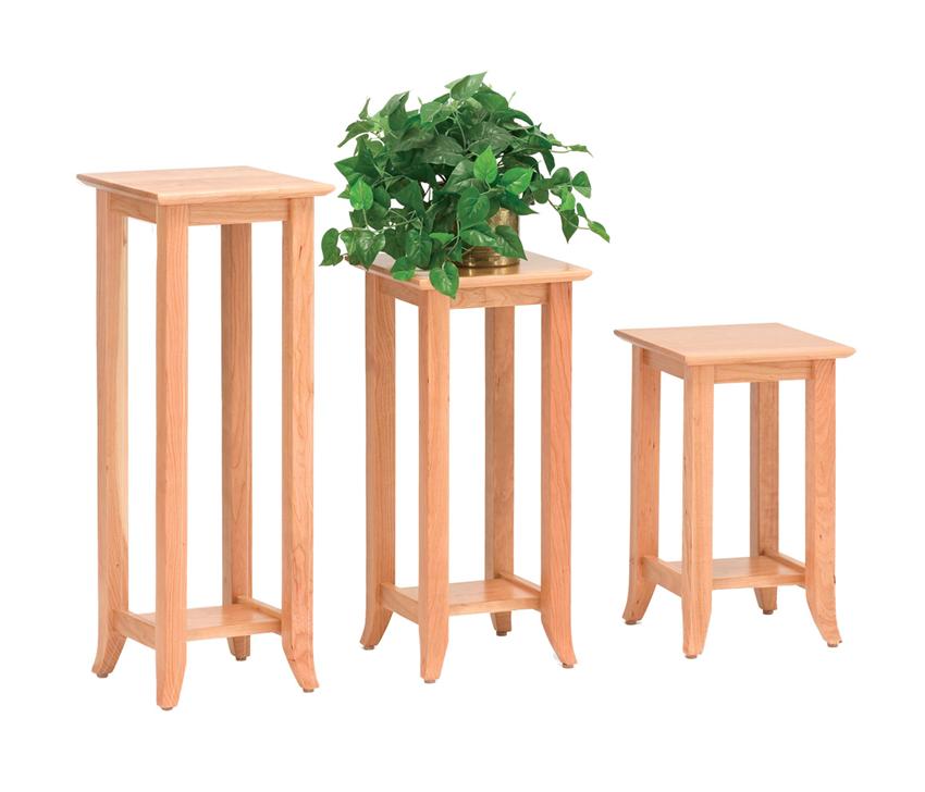 amish shaker hill plant stand end table