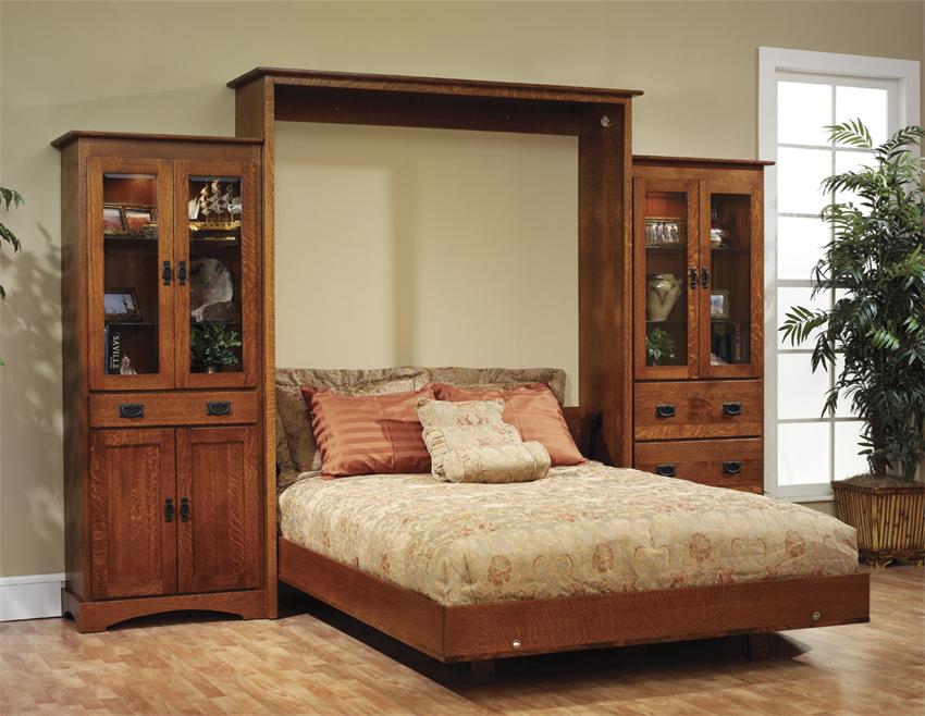 amish old english mission wall murphy bed