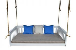 Amish Pine Wood Outdoor Hanging Daybed