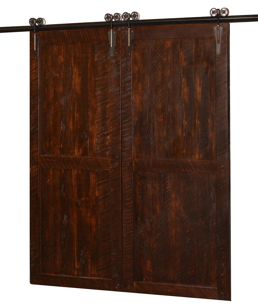 Double Timber Sliding Barn Door