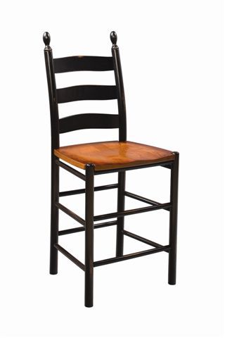 amish shaker bar stool