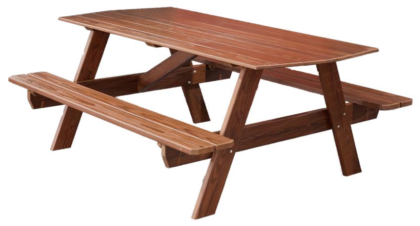 Amish 6' Picnic Table