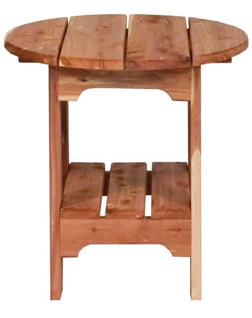 Amish Outdoor Round Side Table