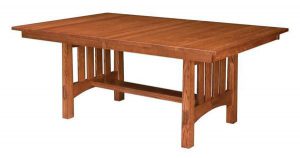 Amish Salisbury Mission Trestle Dining Table