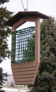 Amish Poly Single Suet Bird Feeder