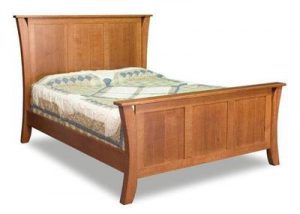 Amish Caledonia Shaker Panel Bed