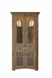 Amish Mission Royal Corner Hutch