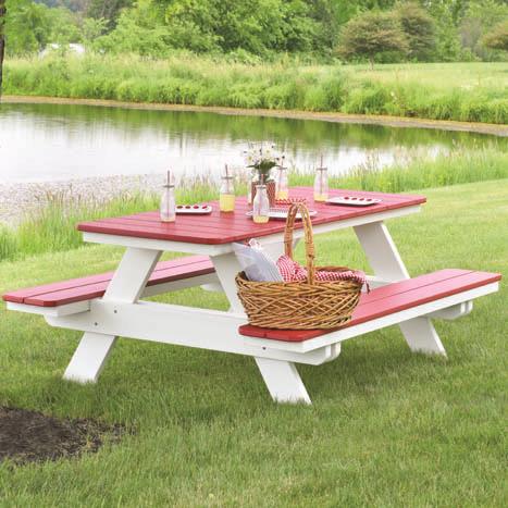 Berlin Gardens Classic Poly Picnic Table
