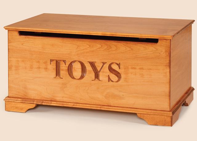 Amish Maple Wood Toy Chest