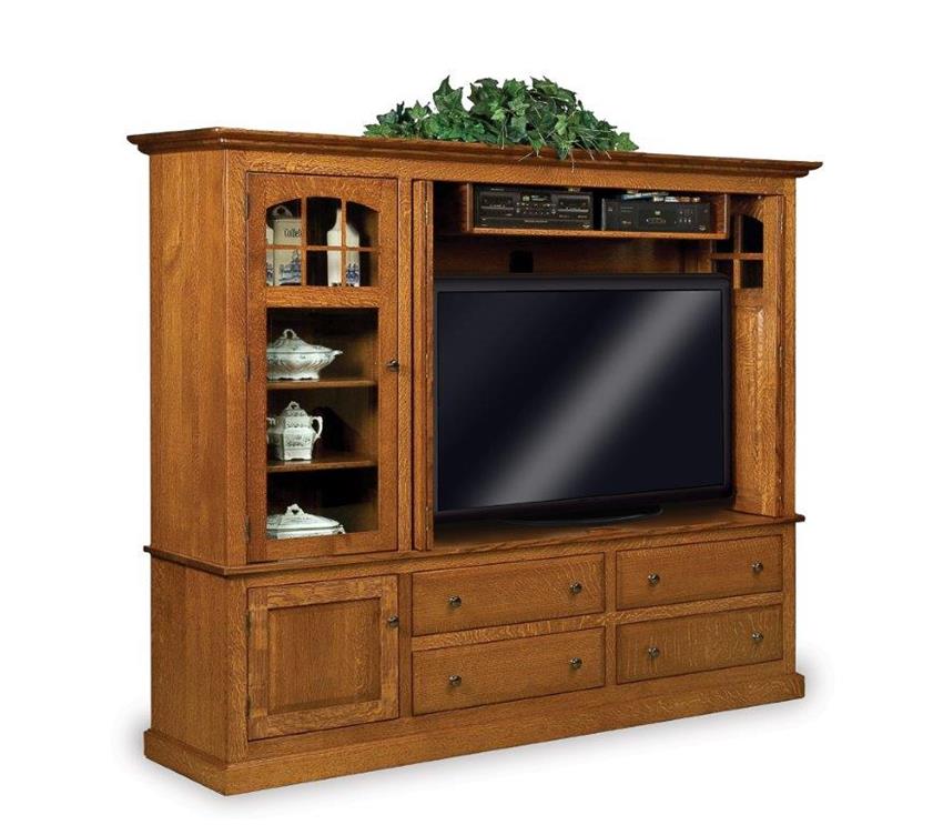 Amish Modern Mission Entertainment Center