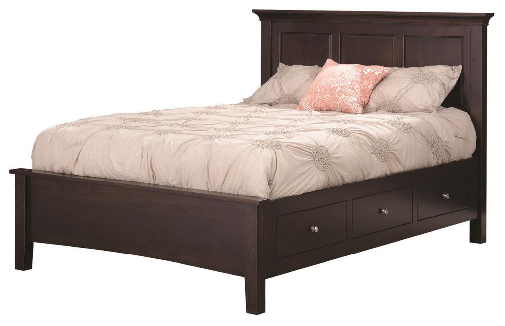 Amish Ellington Panel Storage Bed