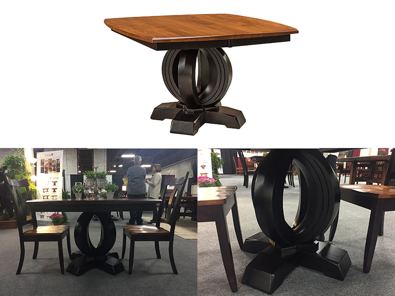 Amish Saratoga Single Dining Table