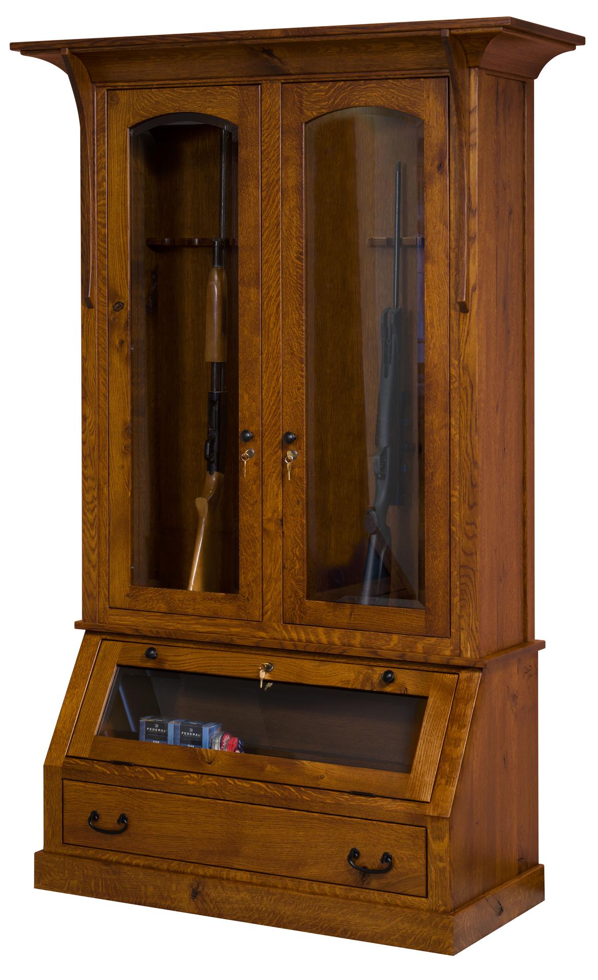 Amish Mount Holly 12 Gun Cabinet