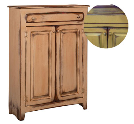 Amish Pine Wood Large Pie Safe