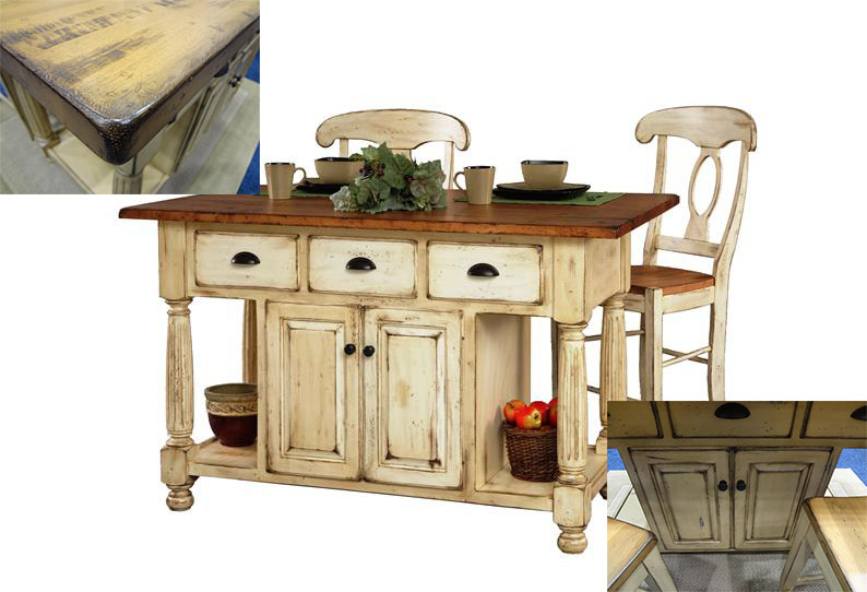 French Country Kitchen Island