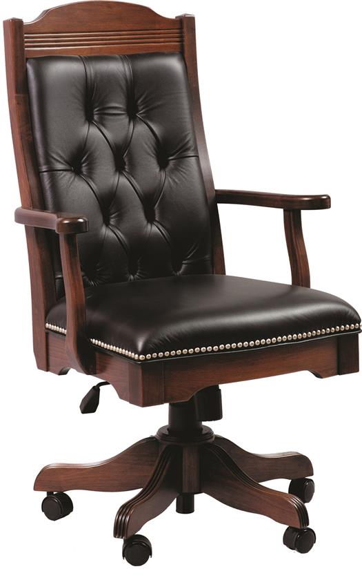 Starr Amish Executive Arm Chair with Gas Lift